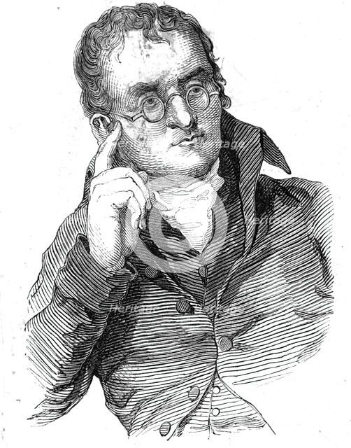 The late Dr. Dalton, 1844. Creator: Unknown.