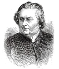 The late Dr. H. Gauntlett, 1876. Creator: Unknown