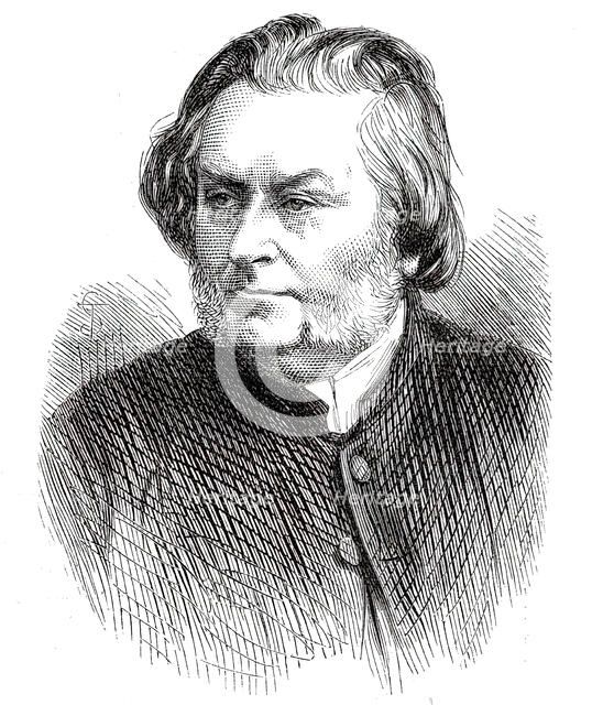 The late Dr. H. Gauntlett, 1876. Creator: Unknown.