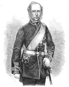 The late Duke of Richmond, K.G. - from a photography by Maull and Polyblank, 1860. Creator: Unknown