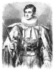 The late Duke of Rutland, K.G. - from the portrait by G. Sanders, 1857. Creators: John Lucas, Samuel Cousins