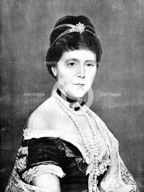 The late Empress Augusta of Germany and Queen of Prussia, 1890. Creator: Unknown.