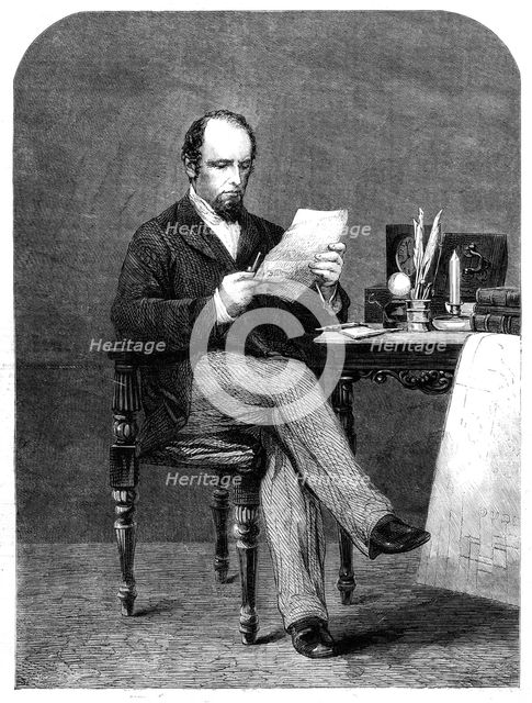 The late Earl Canning, 1862. Creator: Unknown.