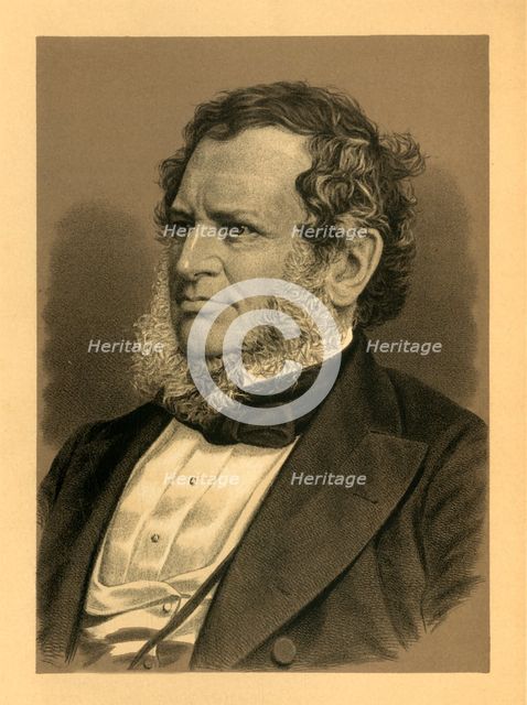 'The Late Earl of Derby', c1850, (c1880). Creator: W&D Downey.