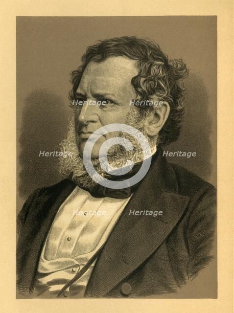 'The Late Earl of Derby', c1850, (c1880). Creator: W&D Downey.