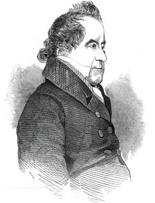 The late Earl Spencer - from a recent photograph, 1845. Creator: Smyth