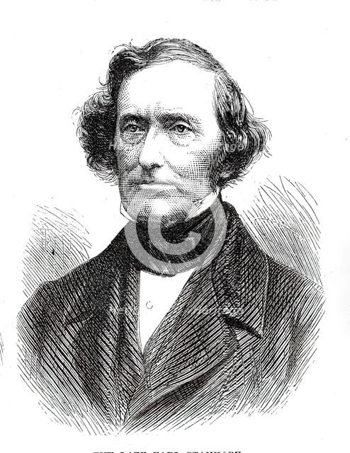 The late Earl Stanhope, 1876. Creator: Unknown.