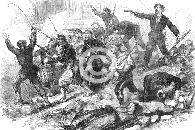 The Late Events in Paris: "A La Mort!", 1871. Creator: Unknown.