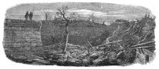 The Late Explosion at Mayence - Site of the Powder Magazine, 1857. Creator: Richard Principal Leitch