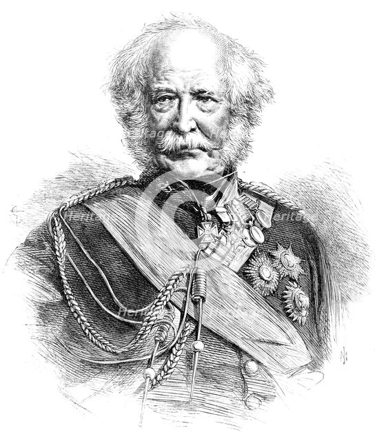 The late Field Marshal Lord Gough, 1869. Creator: Unknown.