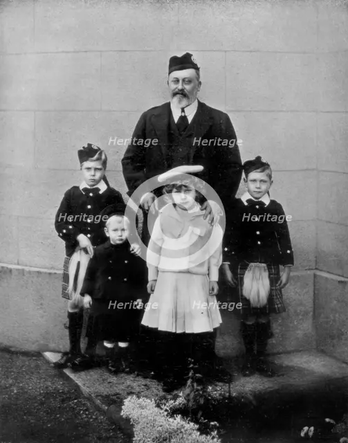 'The Late King and Some of His Grandchildren', c19102-1910 (1910). Artist: Unknown