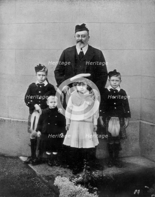 'The Late King and Some of His Grandchildren', c19102-1910 (1910). Artist: Unknown