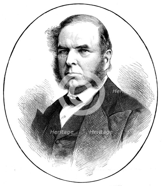 The late Hon. J. P. Norman, Deputy Chief Justice of Bengal, 1871. Creator: Unknown.