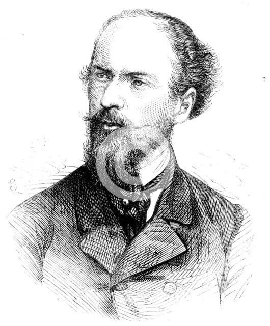 The late Henri Mouhot, naturalist, 1862.  Creator: Unknown.