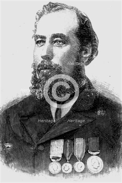 ''The Late Isaac Jarman, Coxwain of the Ramsgate Life-Boat', 1891. Creator: Unknown.
