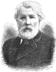 The late Ivan Tourguenieff, Russian novelist, 1883. Creator: Unknown