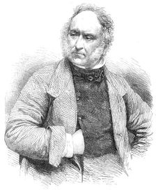 The late J. F. Herring, animal painter, 1865. Creator: Unknown