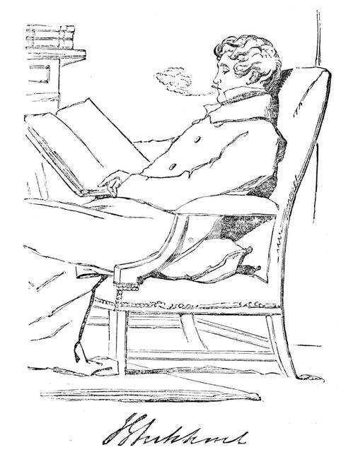 The late J.G. Lockhart, 1854. Creator: Unknown.