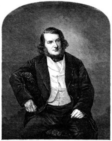 The late John Thomas, sculptor, 1862. Creator: Unknown