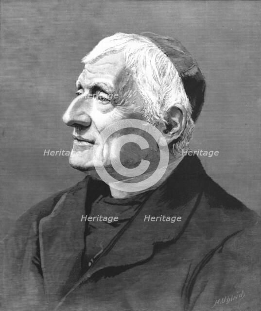 ''The Late John Henry, Cardinal Newman; February 21, 1801 - August 11, 1890', 1890. Creator: H Uhlrich.