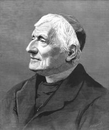 'The Late John Henry, Cardinal Newman; February 21, 1801 - August 11, 1890 1890. Creator: H Uhlrich