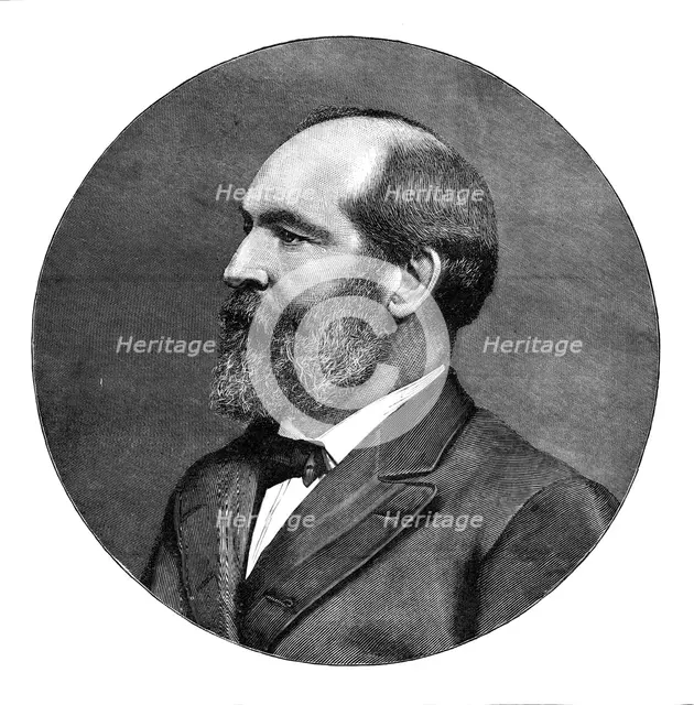 The late James A. Garfield, President of the United States, 1881. Creator: Unknown.