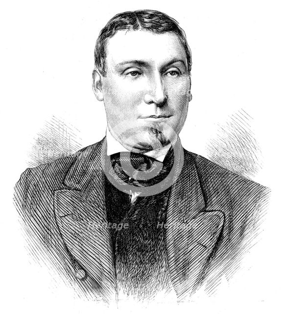 The late James Renforth, champion oarsman, 1871. Creator: Unknown.
