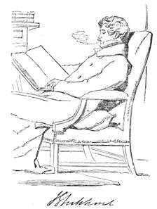 The late J.G. Lockhart, 1854. Creator: Unknown