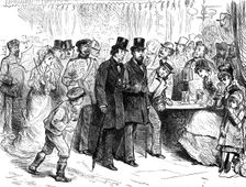 The late Lord Beaconsfield: Lord Beaconsfield at Berlin, 1878, (1881). Creator: Unknown