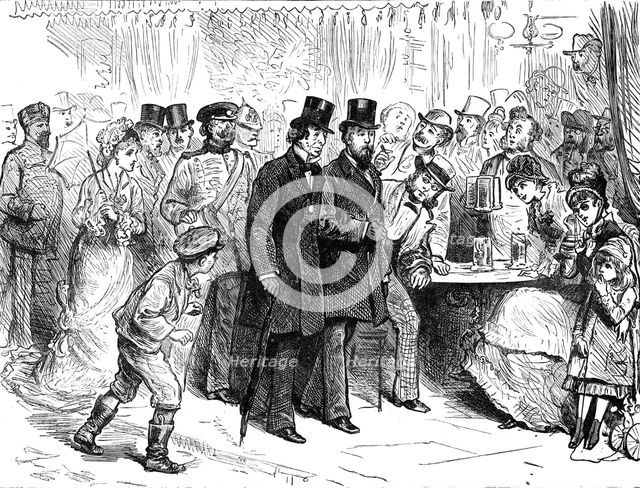 The late Lord Beaconsfield: Lord Beaconsfield at Berlin, 1878, (1881). Creator: Unknown.