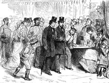 The late Lord Beaconsfield: Lord Beaconsfield at Berlin, 1878, (1881). Creator: Unknown