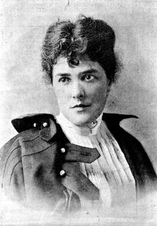 The late Lord Randolph Churchill: latest portrait of Lady Randolph Churchill, 1895. Creator: Frank Davey