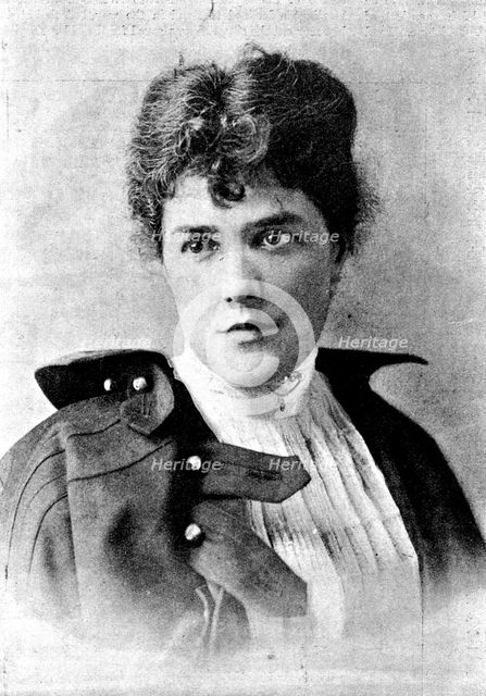 The late Lord Randolph Churchill: latest portrait of Lady Randolph Churchill, 1895. Creator: Frank Davey.