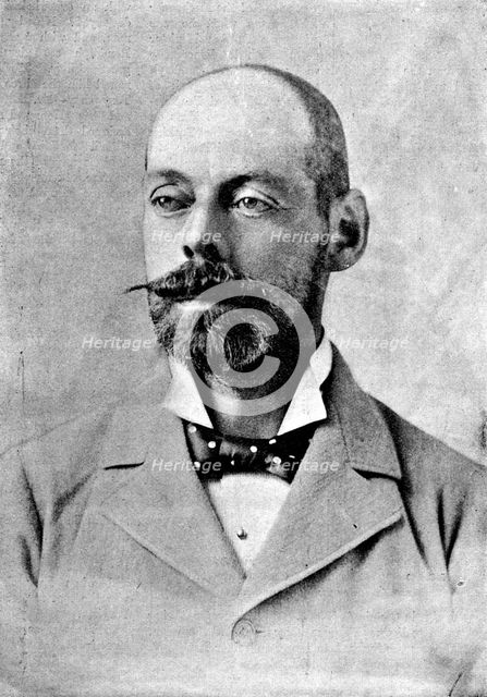The late Lord Randolph Churchill: latest portrait of Lord Randolph Churchill, 1895. Creator: Frank Davey.