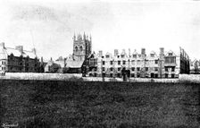 The late Lord Randolph Churchill: Merton College, Oxford, 1895. Creator: Hills and Saunders