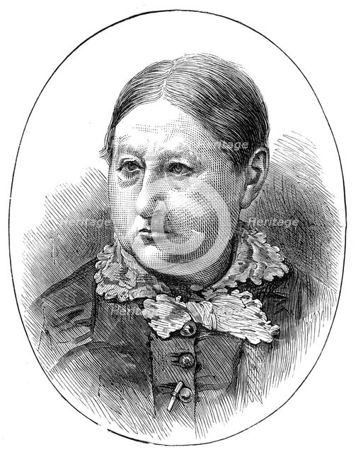 The late Lady Charlotte Bacon (Byron's "Ianthe") - aged seventy-nine, 1880. Creator: Unknown.