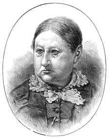 The late Lady Charlotte Bacon (Byron's "Ianthe") - aged seventy-nine, 1880. Creator: Unknown