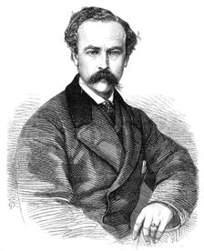 The Late Lieutenant-Colonel Patrick Stewart, Director-General of the Indo-European Telegraph, 1865. Creator: Unknown