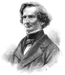 The late M. Berlioz, French musical composer, 1869. Creator: Unknown