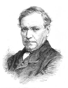 The late M. Eugene Verboeckhoven, Belgian animal painter, 1881. Creator: Unknown