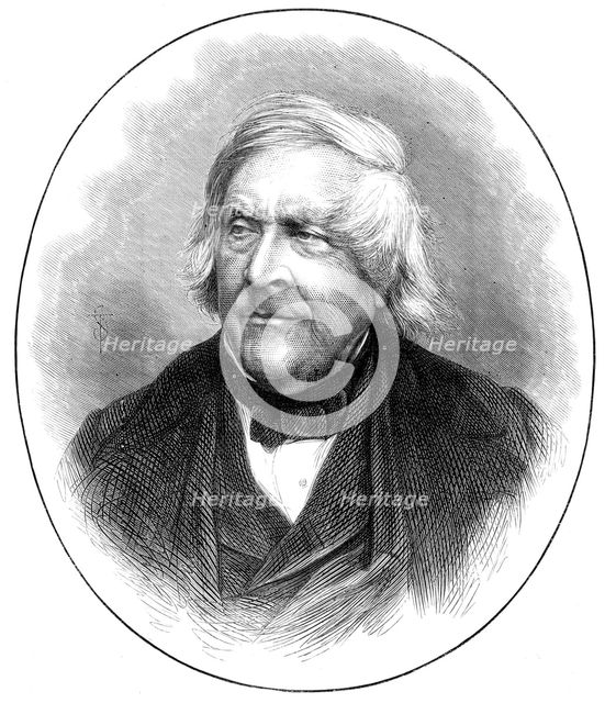 The late M. Michelet, French historian, 1874. Creator: Unknown.
