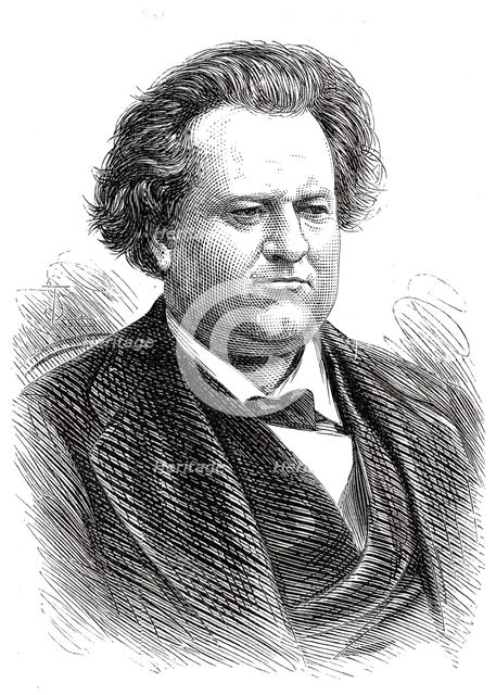 The late M. Ricard, French Minister of the Interior, 1876. Creator: Unknown.