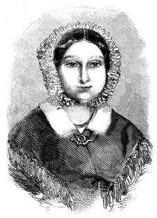 The Late Madame Ida Pfeiffer - from a painting, 1858. Creator: Unknown