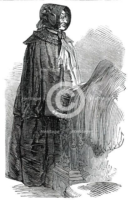 The late Madame Tussaud, 1850. Creator: Unknown.