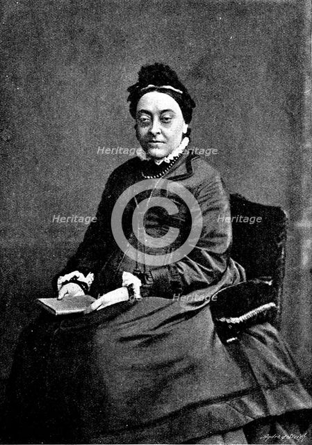 The late Miss Christina Rossetti, 1895. Creators: Unknown, Elliott & Fry, Andre & Sleigh.