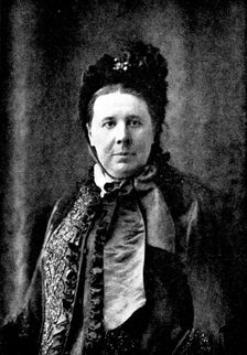 The late Miss Emily Faithfull, 1895. Creator: W&D Downey