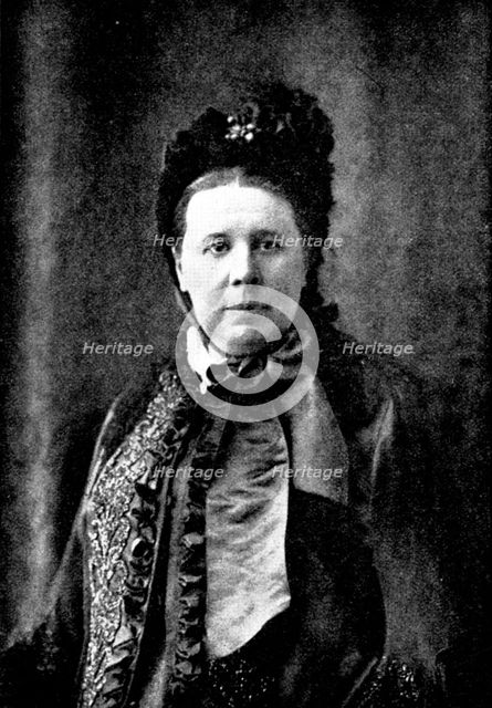 The late Miss Emily Faithfull, 1895. Creator: W&D Downey.