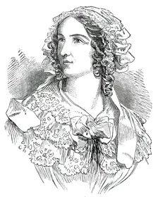The late Miss Jane Porter, 1850. Creator: Unknown