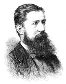 The late Mr. Alfred P. Newton, artist, 1883. Creator: Unknown