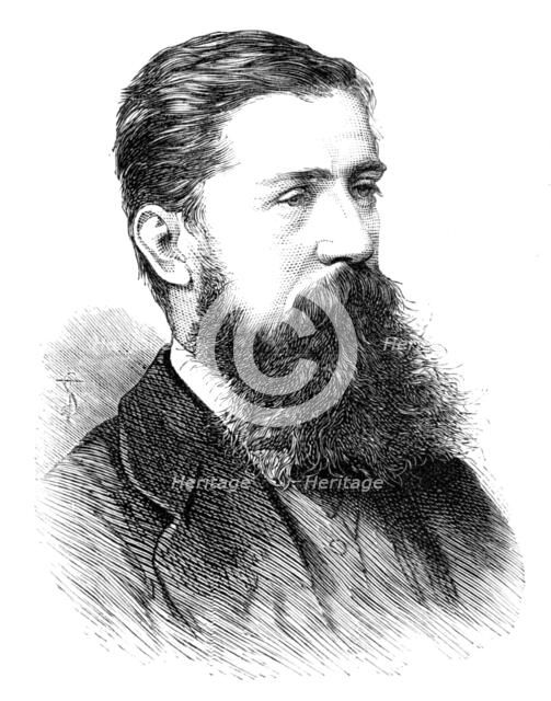 The late Mr. Alfred P. Newton, artist, 1883. Creator: Unknown.